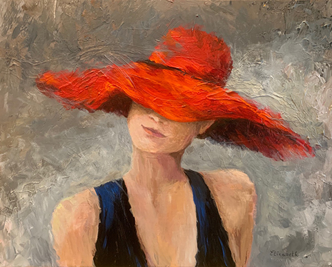 Girl In Hat by Beth Maddox