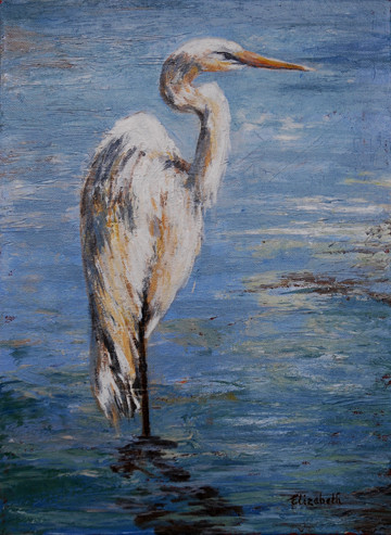 Great Egret by Beth Maddox